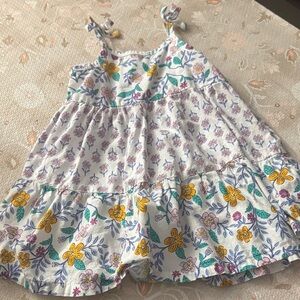 Carter's Floral Kids Dress - White, Yellow, Purple, Blue